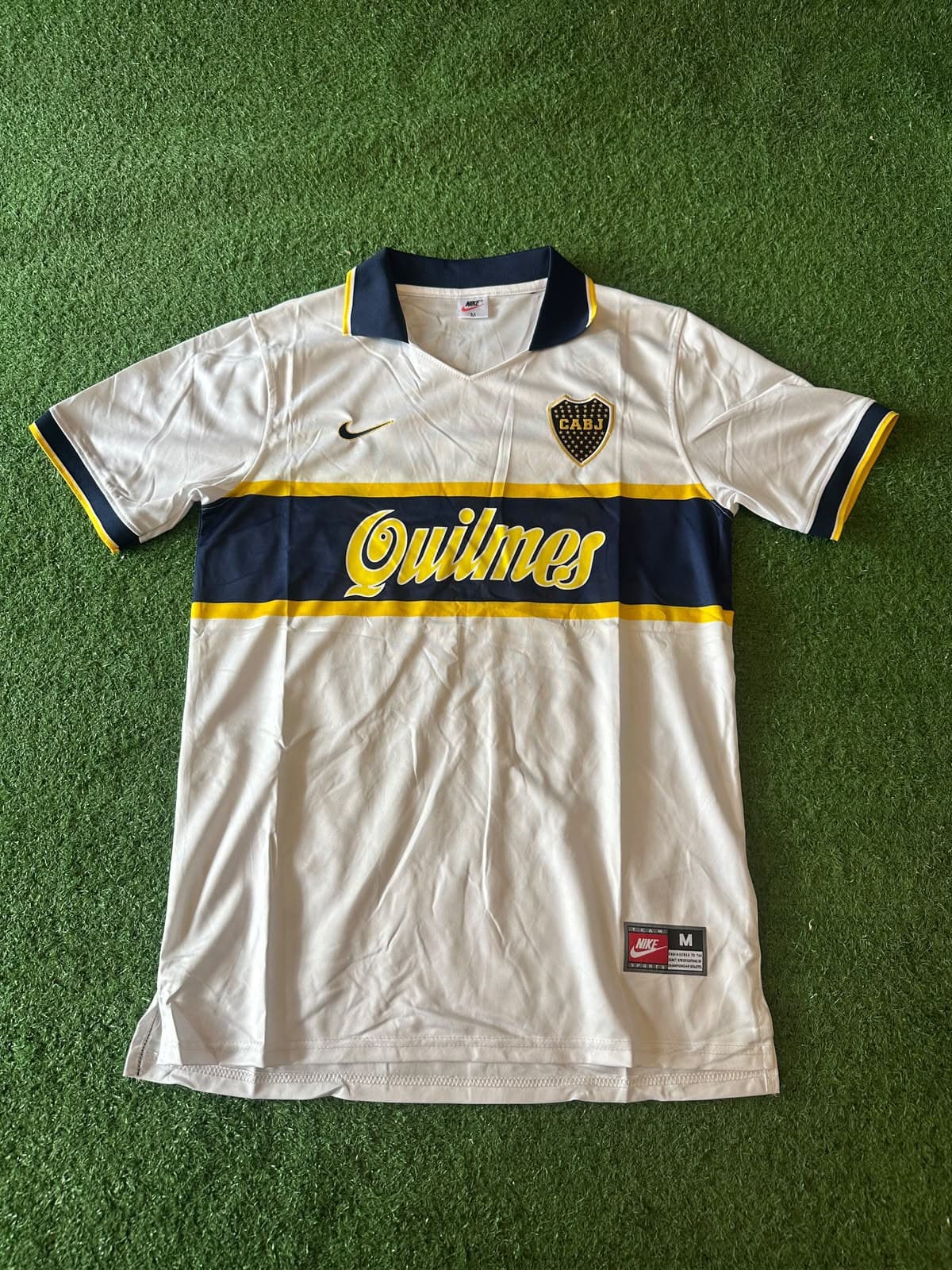 Camiseta Boca Juniors Retro 1996 Suplente (blanca)